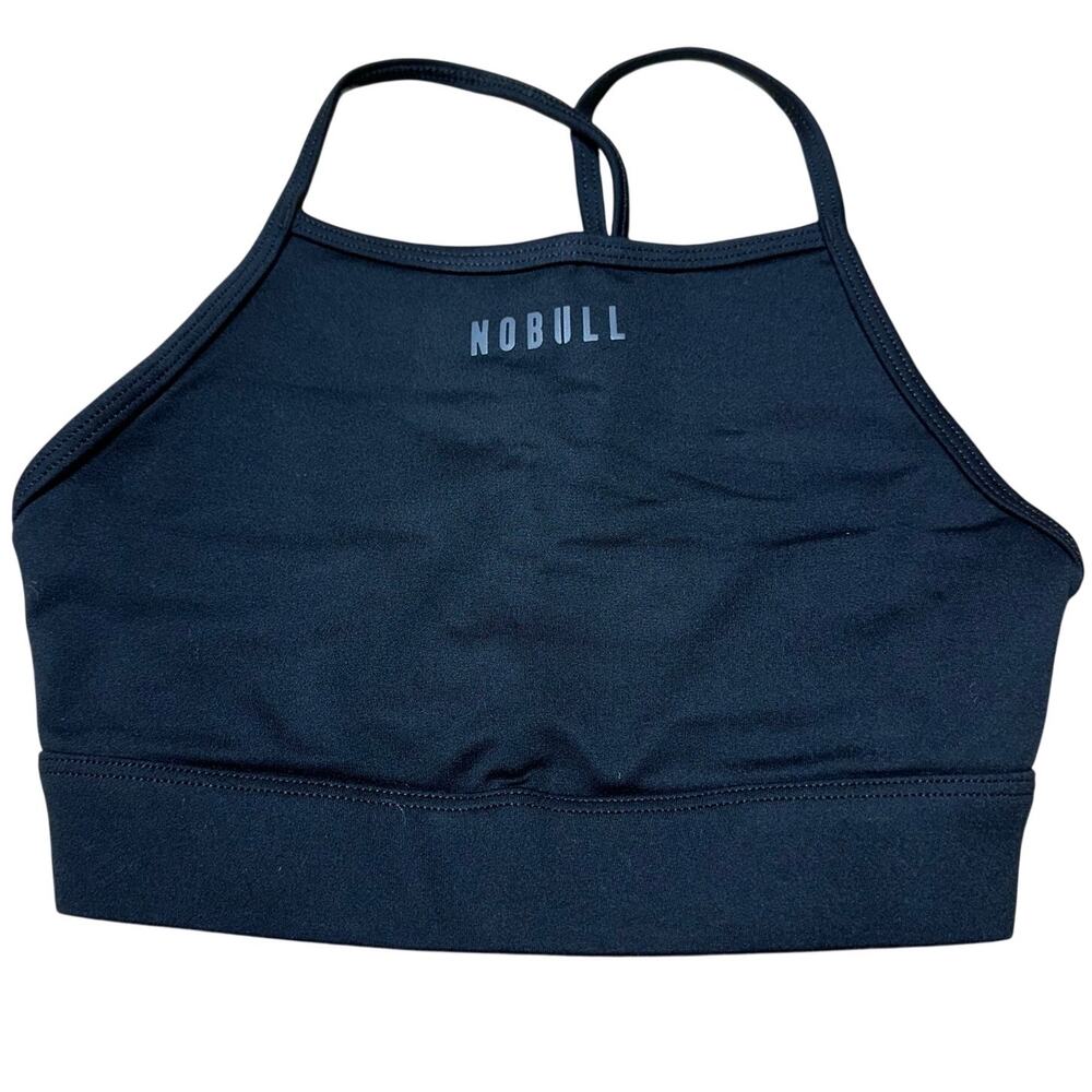 NOBULL High Neck Sports Bra Black Women's Size X-Small New With Tags